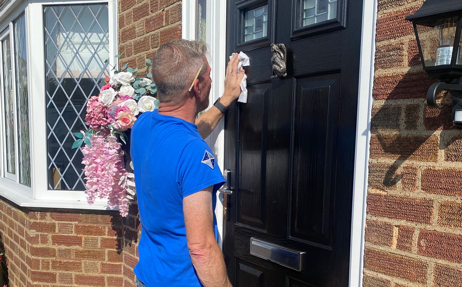 DK Windows Installing Front uPVC Door